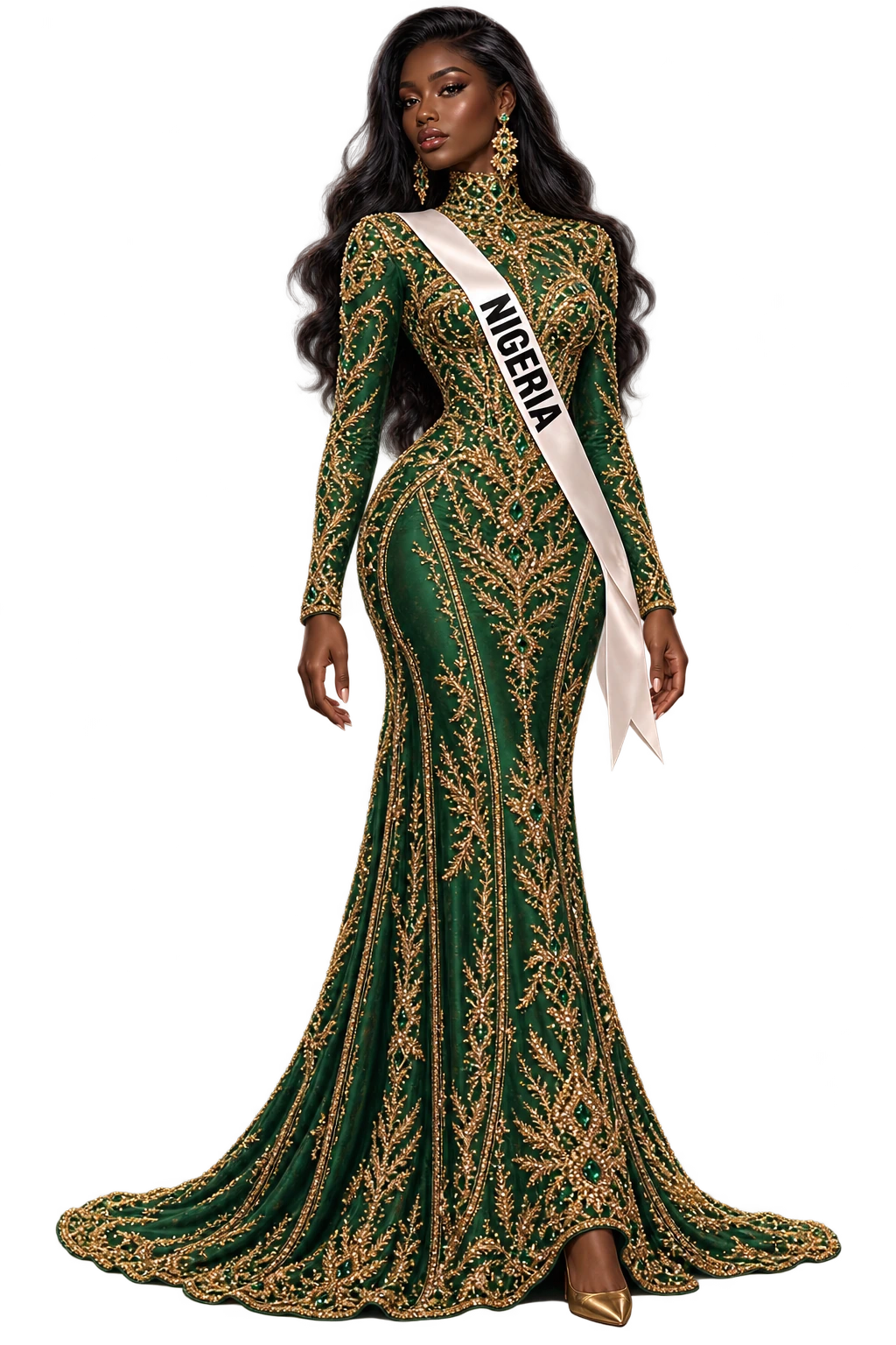 Approved illustration of Adaeze Okafor representing Nigeria